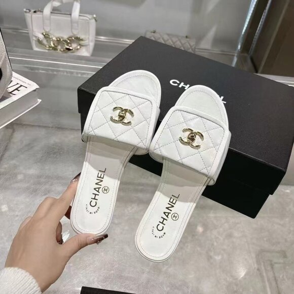 Chanel flip flops flat sandals - Picture 5 of 7